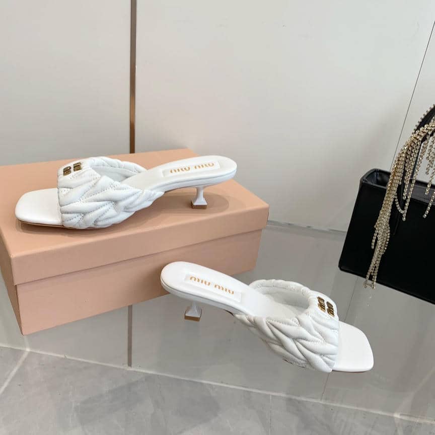 Miu Miu sheepskin slippers & sandals collection 3